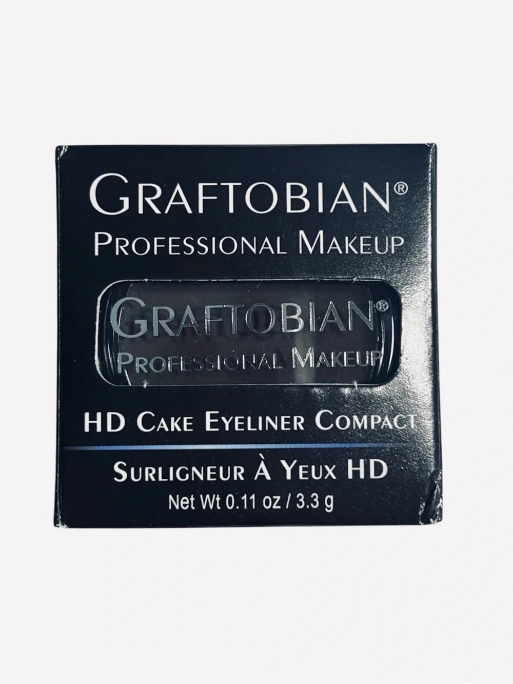 Graftobian Espresso Brown Cake Eyeliner, Long-Lasting, Water-Activated Power